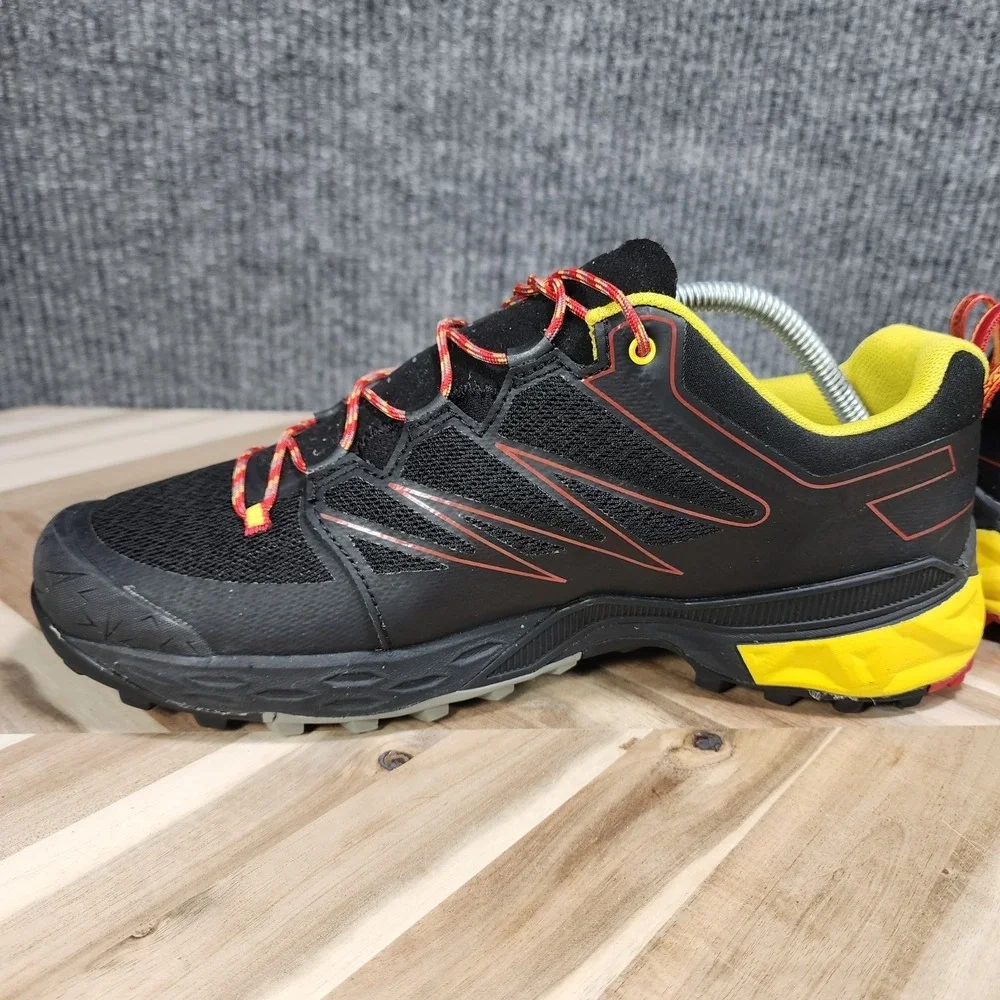 Asolo Softrock Men's Size 9 A-Cross Hiking Trail Shoes Sneakers Black/Yellow